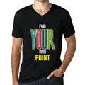 Men's Graphic T-Shirt V Neck Find Your Own Point Eco-Friendly Limited Edition