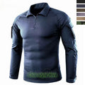 Combat Mens Tactical Shirt Long Sleeve T-Shirt Military Hunting Camo Army Shirt