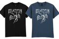 Led Zeppelin Angel black or blue dusk T-Shirt 100% ultra cotton Hard Rock Gift
