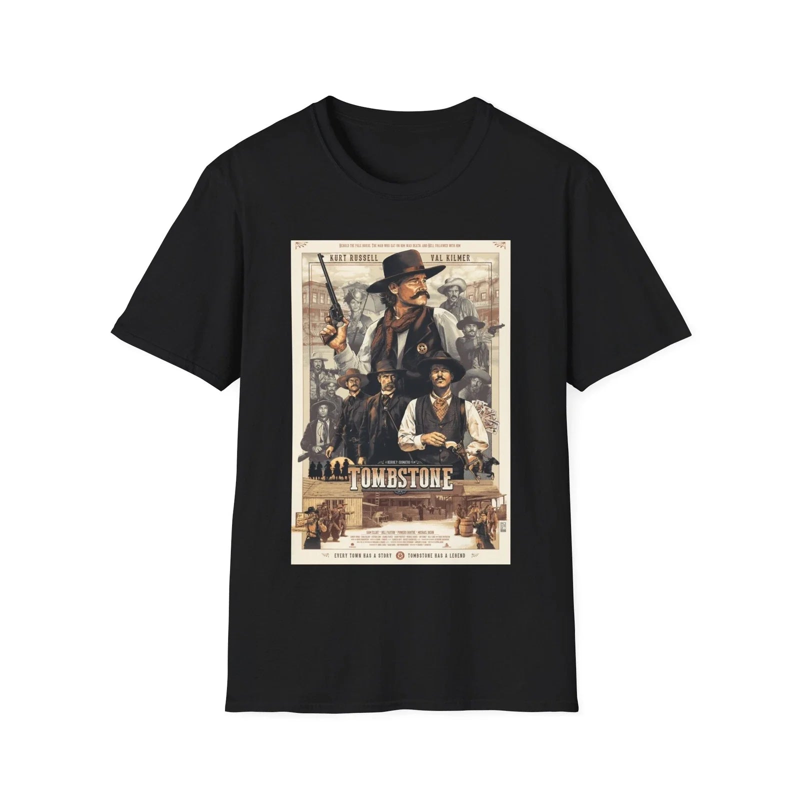 Tombstone Movie Poster 1993 T-Shirt