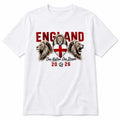 England One Nation One Dream T-Shirt World Cup 2026 Lions Football Fan Tee