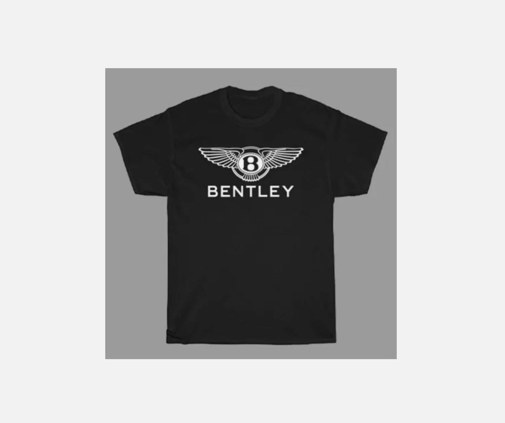 Bentley Car Logo Men's Black T-Shirt Size S to 5XL