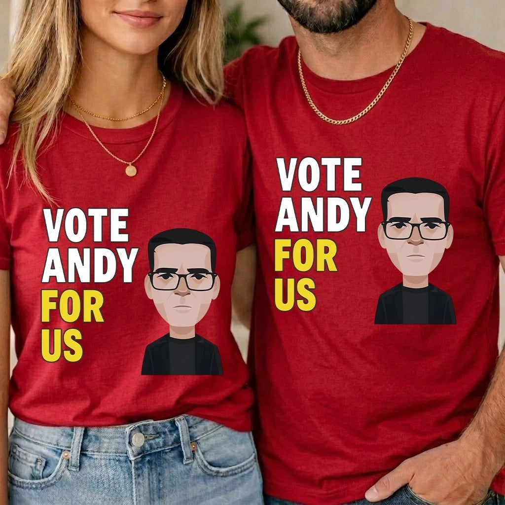 Vote Andy Burnham For Us Unisex T Shirt Makerfield Labour Right Wing Politic Tee