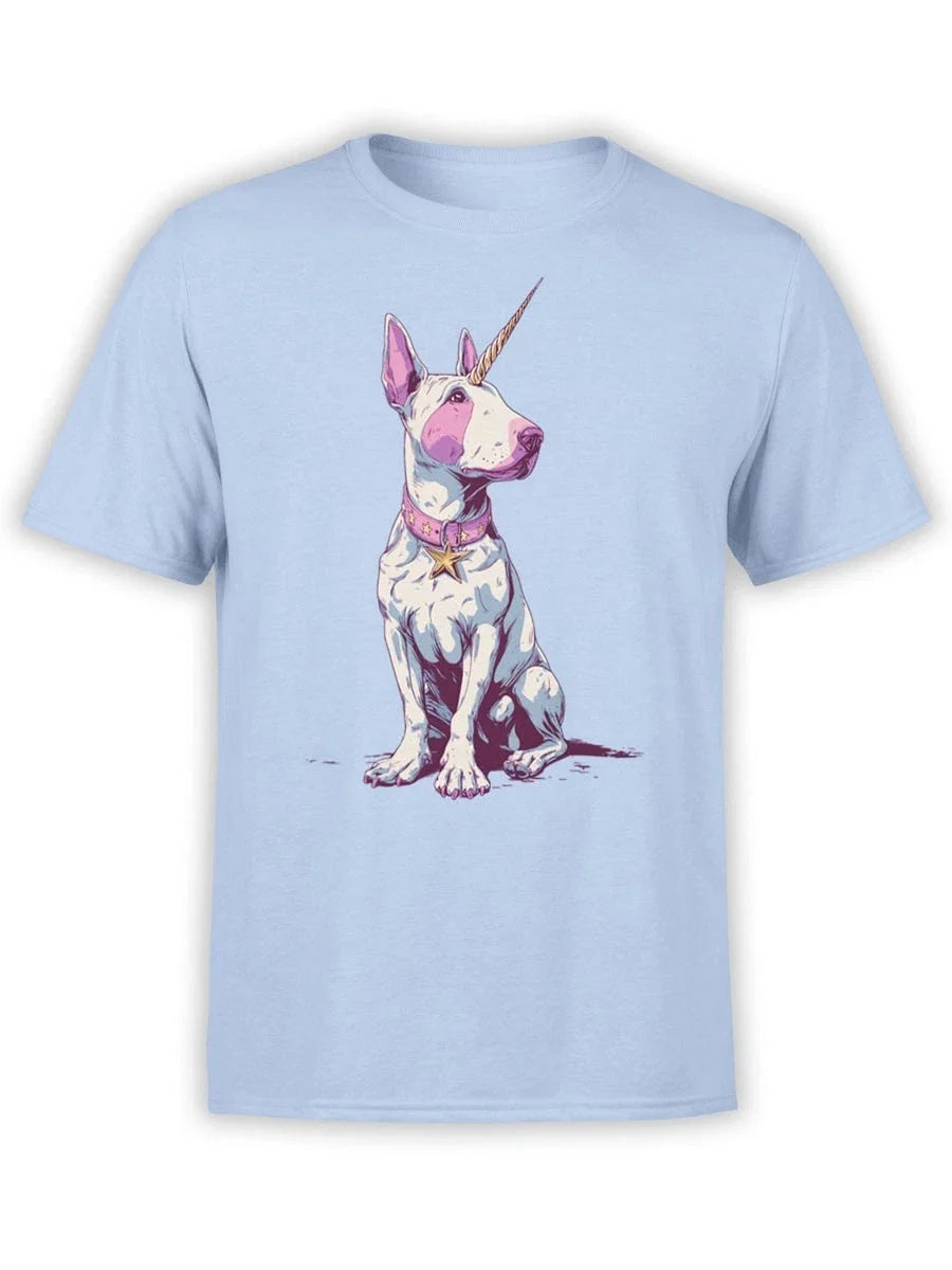 FANTUCCI Bullycorn T-Shirt | Whimsical Unicorn Dog Tee Bull Terrier | Unisex