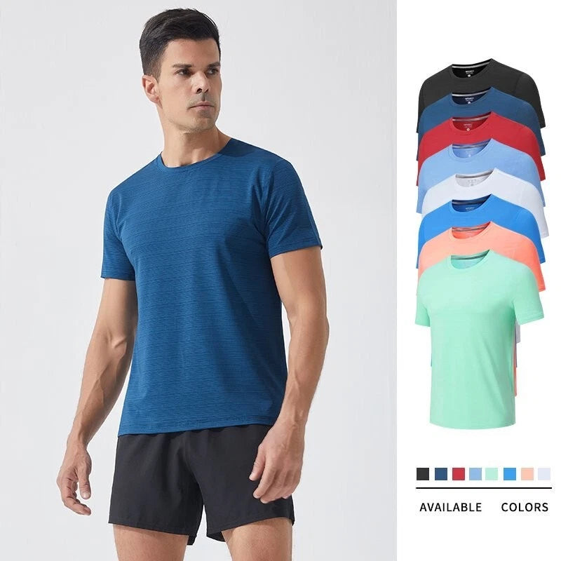 Men's Short Sleeve UPF 50+ Sun Protection Shirts Quick Dry Rashguard Swim Shirt