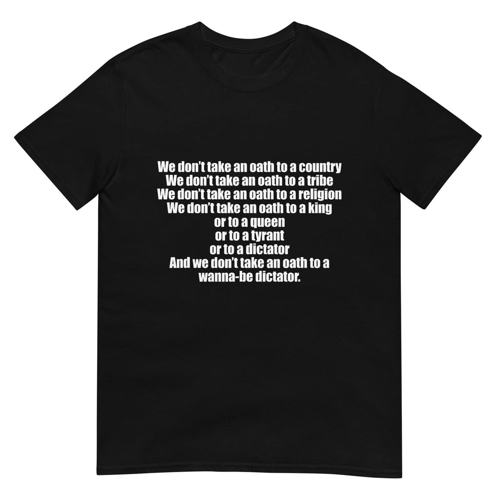 Toyo Tees Unisex-Adults Black Modern Classic Short Sleeve T-Shirt