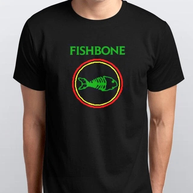 FISHBONE new T-SHIRT sizes S M L XL XXL colours black white