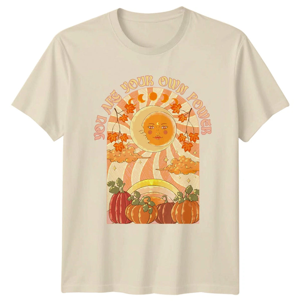 Be Your Own Power T-Shirt Boho Pumpkin Harvest Autumn Seasonal