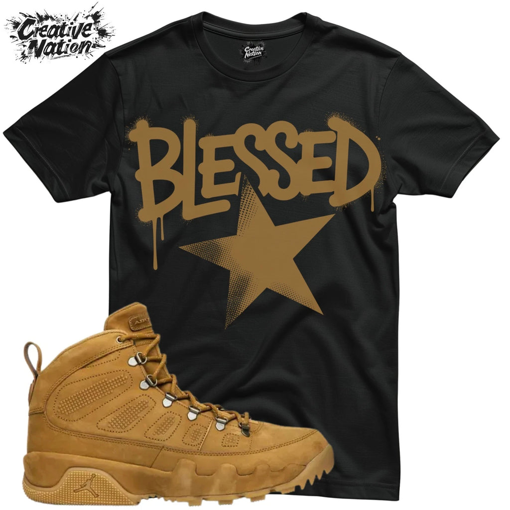 Shirt To Match 9 Boot Wheat Unisex Tee Sneaker Shirt Blessed Shirt Sneaker Tee