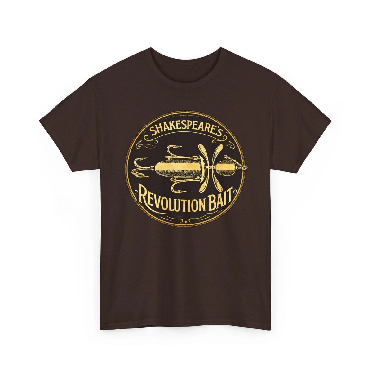 Shakespeare's Revolution Bait Vintage Fishing Lure Kalamazoo MI Retro T-Shirt