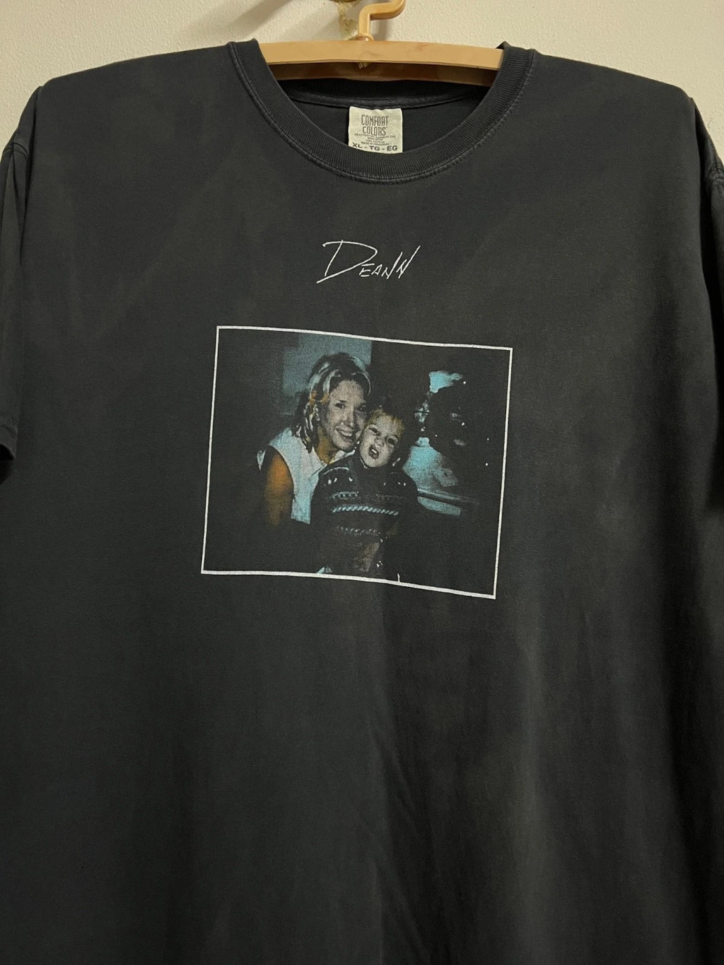 Deann Lyric T Shirt Flying Or Crying Tracklist XL Black Indie Tee