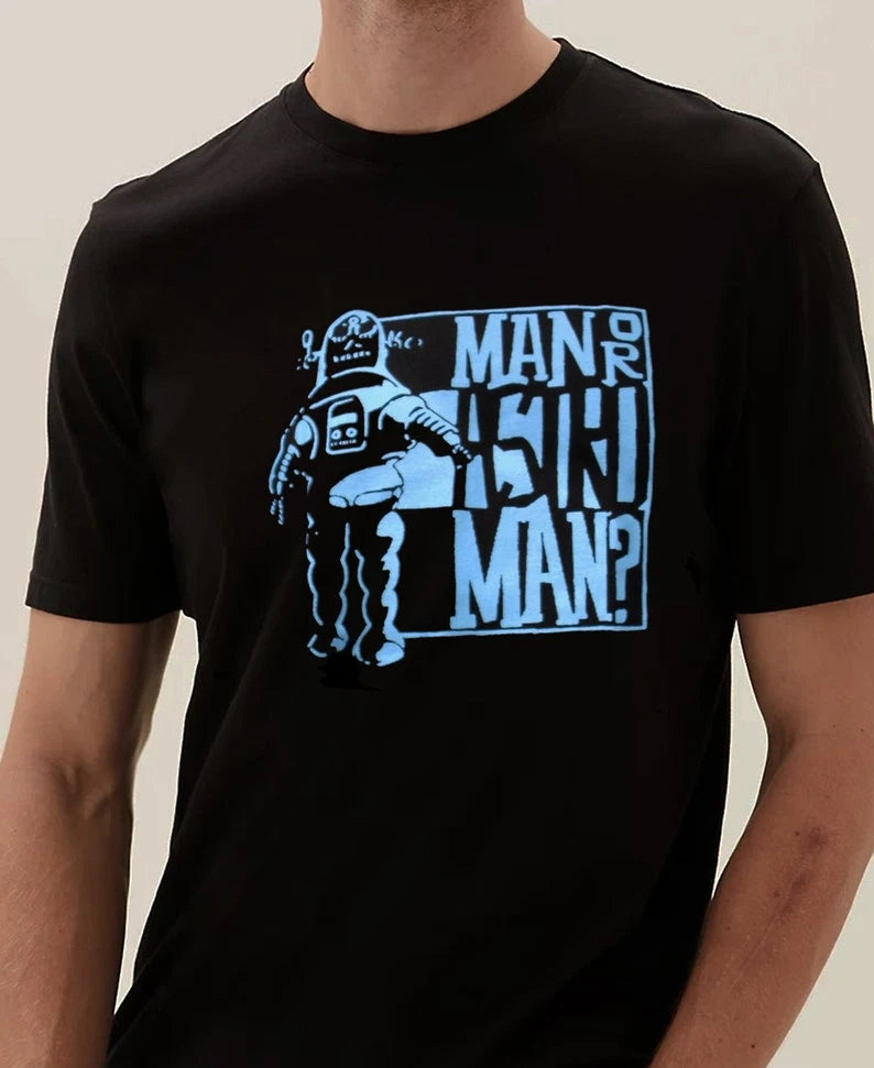 Man or Astroman t-shirt, Unisex Tee
