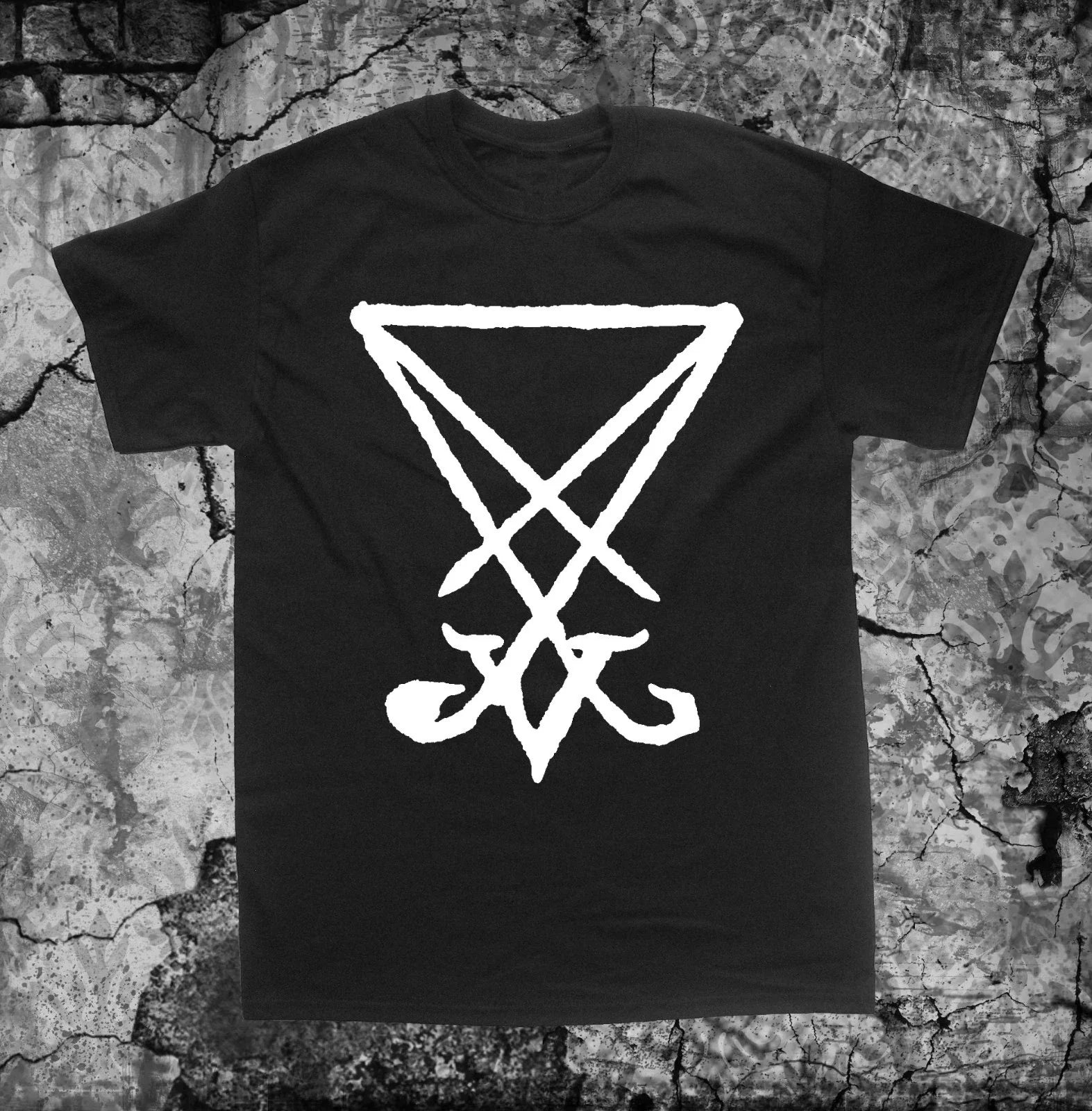 Sigil of Lucifer Shirt - Baphomet Pentagram Satanic Occult Gothic Goat of Mendes