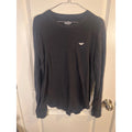 Hollister Mens Long Sleeve T-Shirt 100% Cotton Black Large