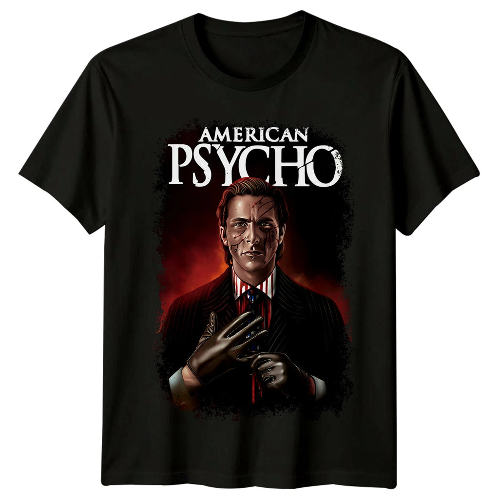 American Psycho (2000) Movie Poster Inspired T-Shirt Retro 80s Tee