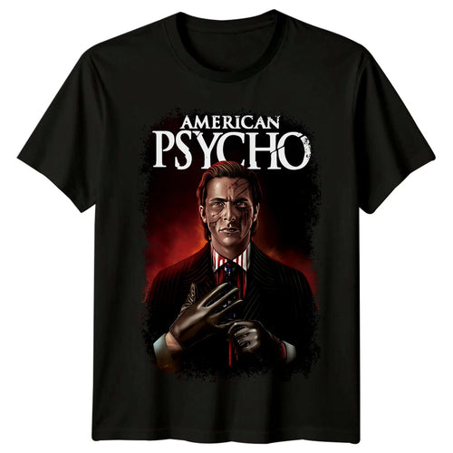 American Psycho (2000) Movie Poster Inspired T-Shirt Retro 80s Tee