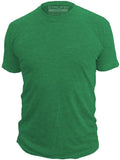 Gym Life® BLANK Tee Men's Athletic T-Shirt Work Out Exercise Fitness Shirt Green