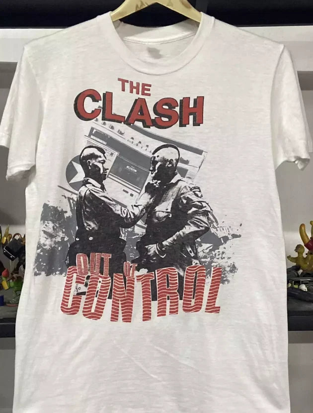 1984s THE CLASH Out of Control Punk T-shirt