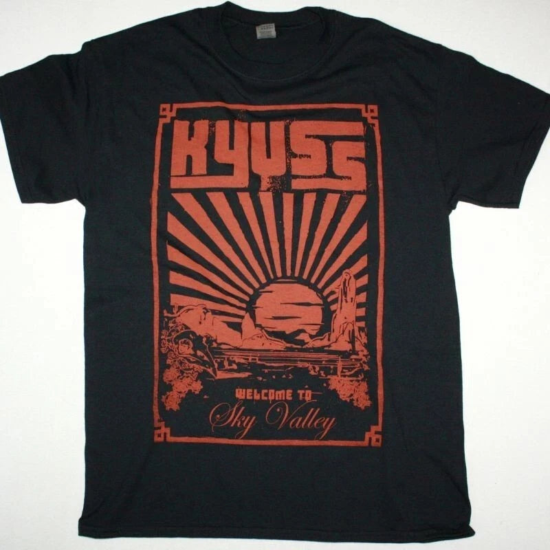 New Rare KYUSS WELCOME TO SKY VALLEY Short Sleeve Unisex S-5XL T-Shirt