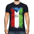 Equatorial Guinea Grunge Flag Equatoguinean Tee T-Shirt