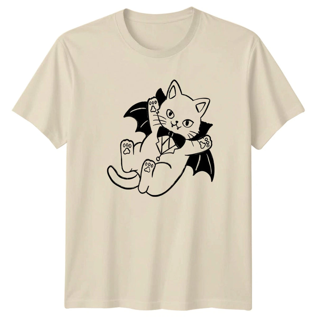 Cute Vampire Cat Spooky Kitty T-Shirt Halloween Cats Gift For Him And Her