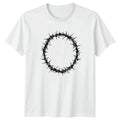 Crown Of Thorns Religious Christian T-Shirt Gothic Gift For Him And Her