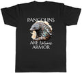 Pangolin Lover Mens T-Shirt Natures Armor Wildlife Tee Gift