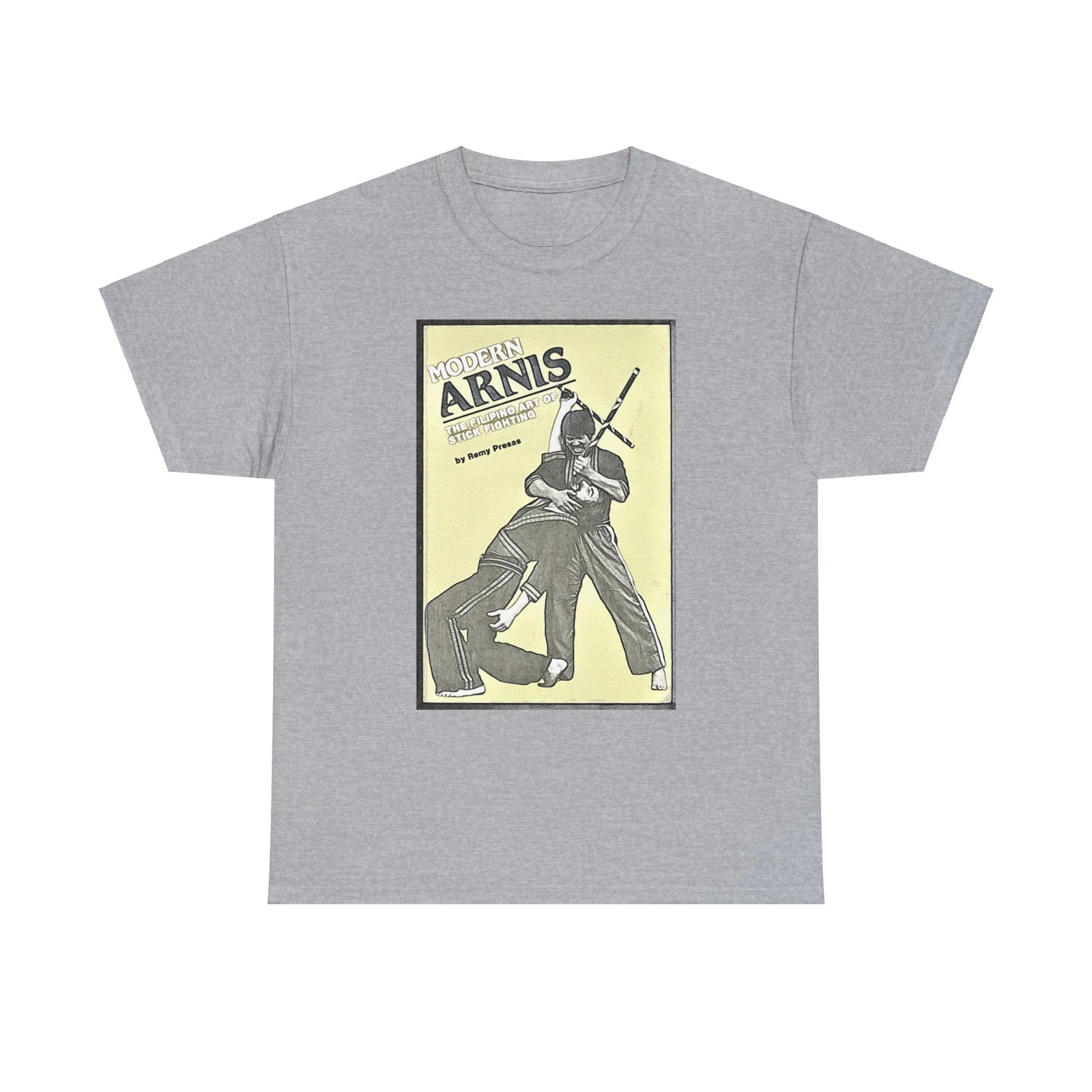 Modern Arnis The Filipino Art Of Stick Fighting SS Unisex Heavy Cotton Tee Shirt