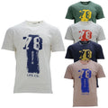Mens T Shirts 78 Crew Neck Short Sleeve Casual Beach Soft Cotton Printed Tees