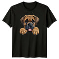 Cute Bullmastiff Dog Peekaboo Pet Puppy Animal Lover T-Shirt