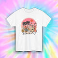 Hot Mom Summer Shirt Floral Beach Retro Aesthetic Vacation Tee S-5XL
