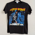 Chris Brown The Party Tour 2017 Concert Graphic T-Shirt Black Small Y2K AOP