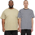 Urban Classics Oversized Check Tee Men's T-Shirt Cotton Checkered Jersey