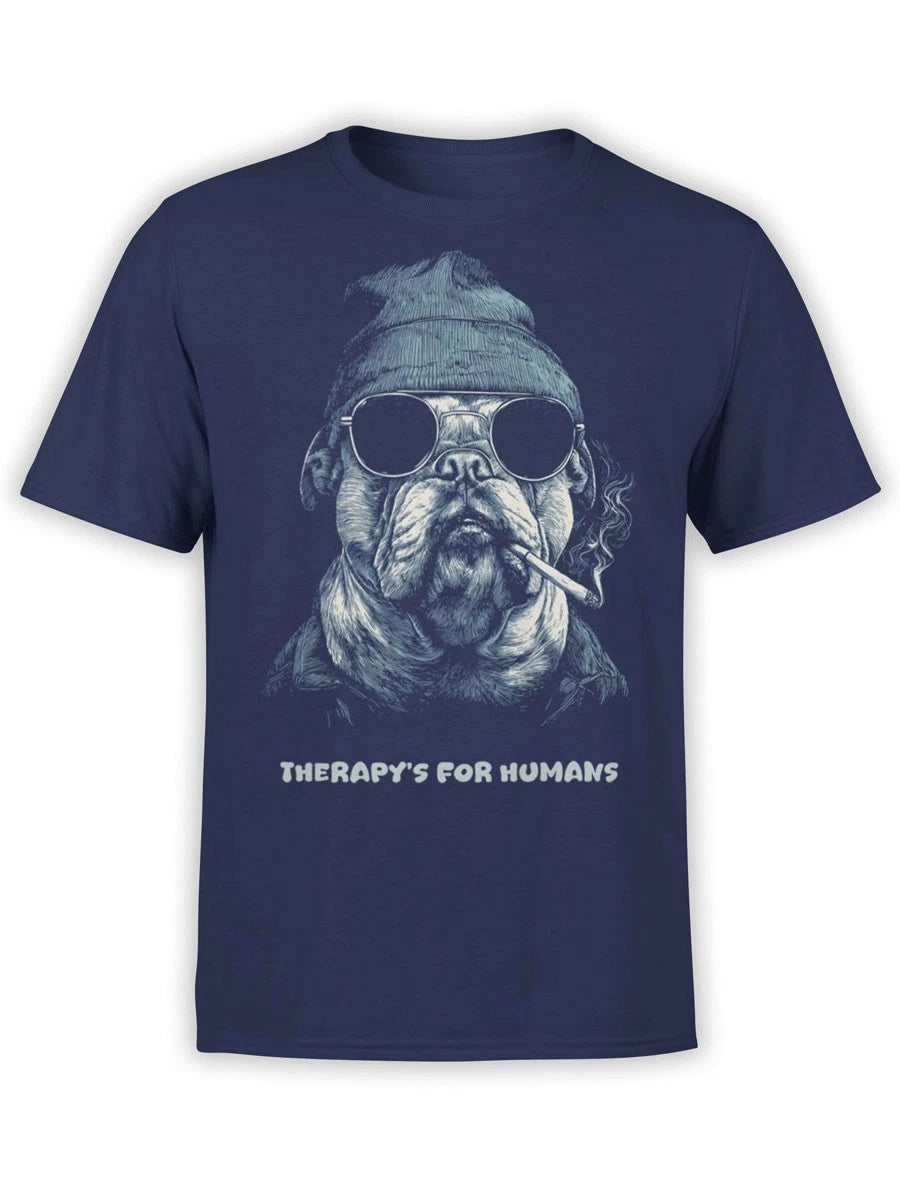 FANTUCCI Chill Bulldog T-Shirt | Funny Cool Dog Tee | Unisex