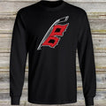 Carolina Hurricanes Long Sleeve T Shirt Warning Flag Hockey FCU02