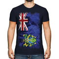Pitcairn Grunge Islands Flag T-Shirt Jersey Gift Clothing Shirt