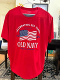 2026 Men OLD NAVY Flag 4th of July T Shirt
