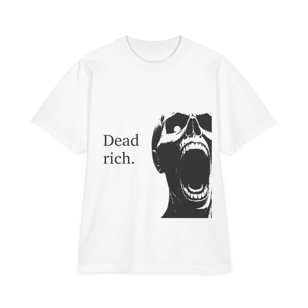 Dead Rich skull scream T-Shirt | Gothic horror graphic tee