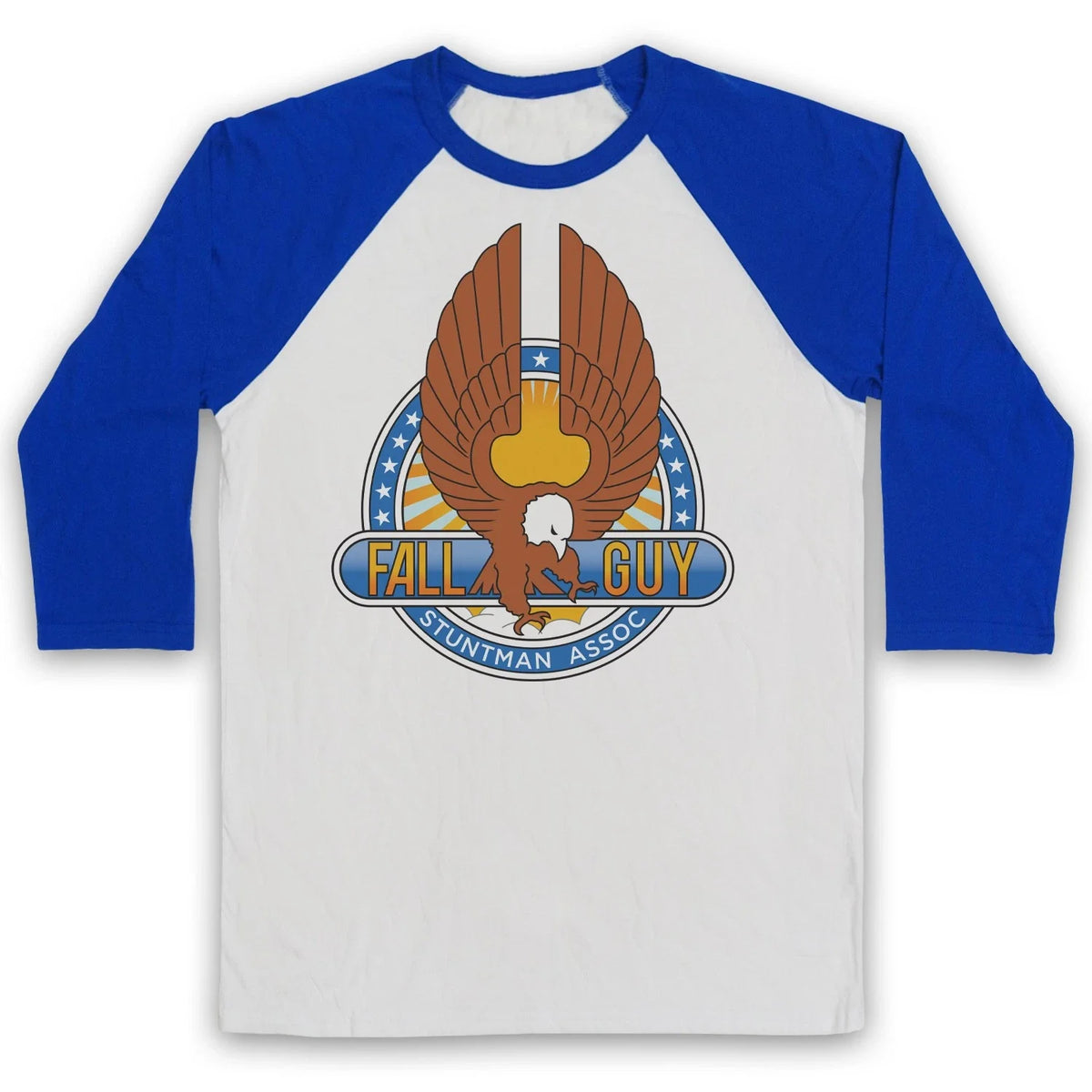 Stuntman Assoc The Fall Guy Assosciation Adults Baseball T-Shirt All Size