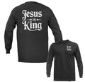 Jesus Is King Revelation 17:14 Christian Faith Cross Religious Long Sleeve Shirt