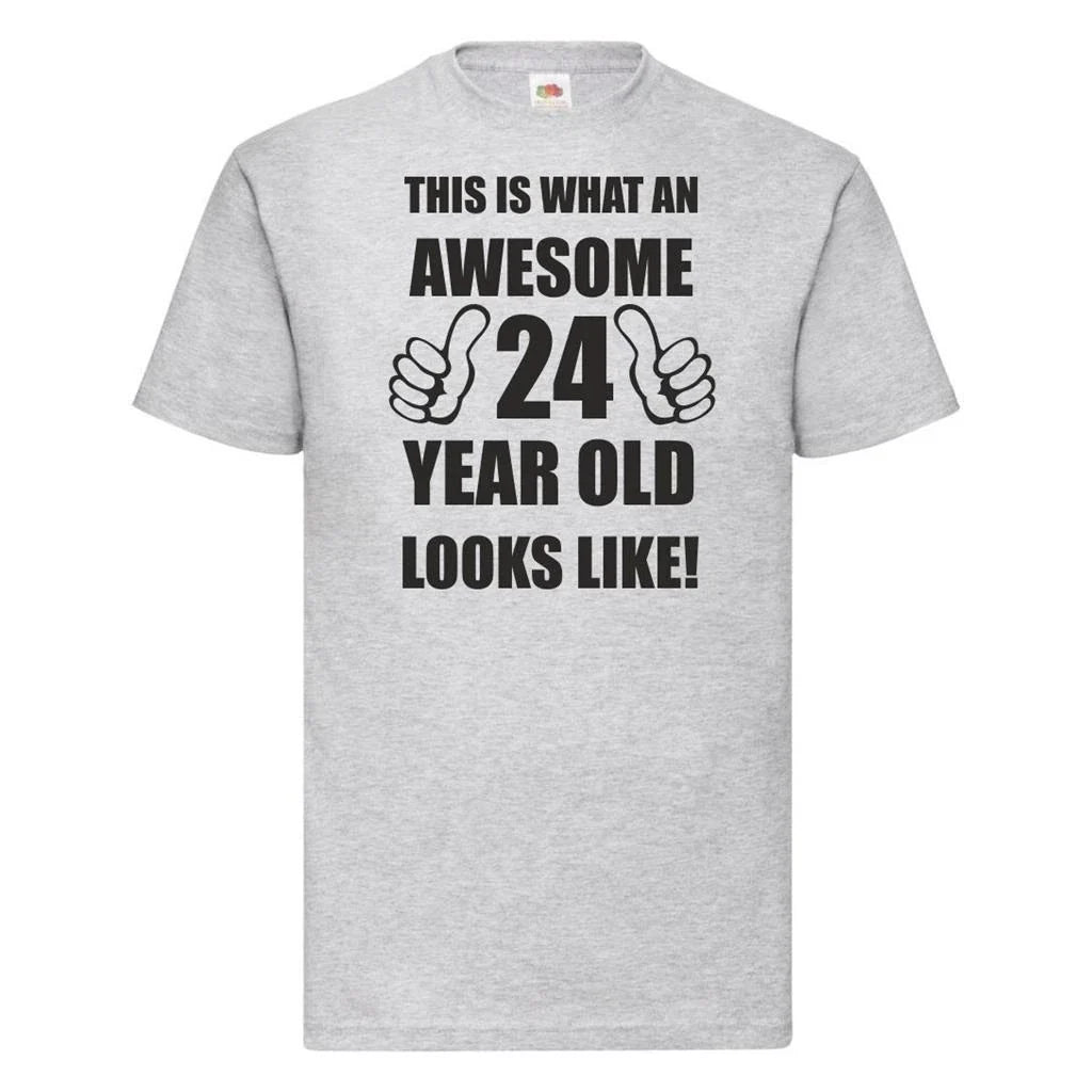 24th 24 Years Old Twenty Fourth Birthday  Presents Mens Funny Awesome T-Shirt