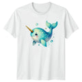 Cute Narwhal T-Shirt Ocean Wildlife Fantasy Animal Birthday Gift For Him