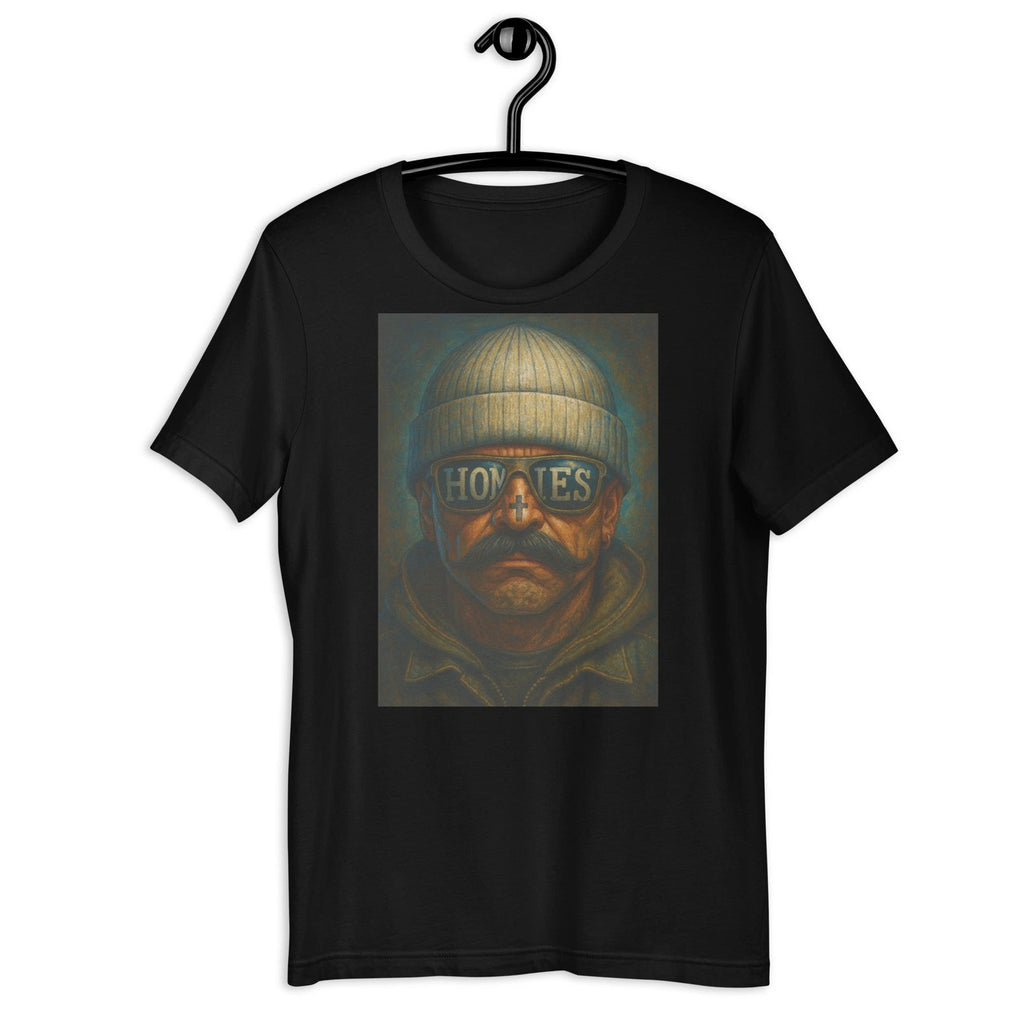 Homies Street Art Shirt Chicano Style Tattoo Gangster Urban Graphic Tee