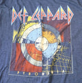 Vintage Y2k Def Leppard Pyromania T Shirt Men's Size XL Blue 707 Tag