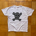 Archive Lewis Leathers Skull Graphic T-Shirt White Tee Punk Grunge Biker Size L
