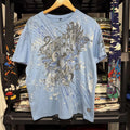 Southpole Men's Blue Graphic T-Shirt Size XL Y2K Streetwear