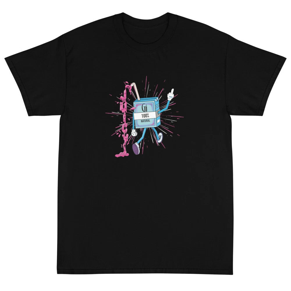 Unisex T-shirt Hippie Style With Colorful Juice