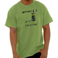 Life Is Crap Without Golf Lover Golfing Gift Mens Casual Crewneck T Shirts Tees