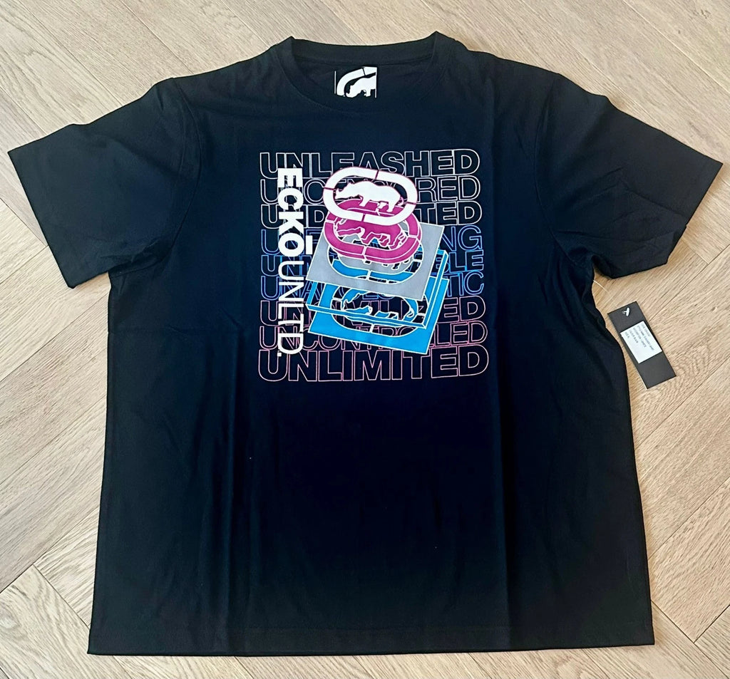 Mens Ecko t shirt, stacker urban street wear tee shirt, skate wear