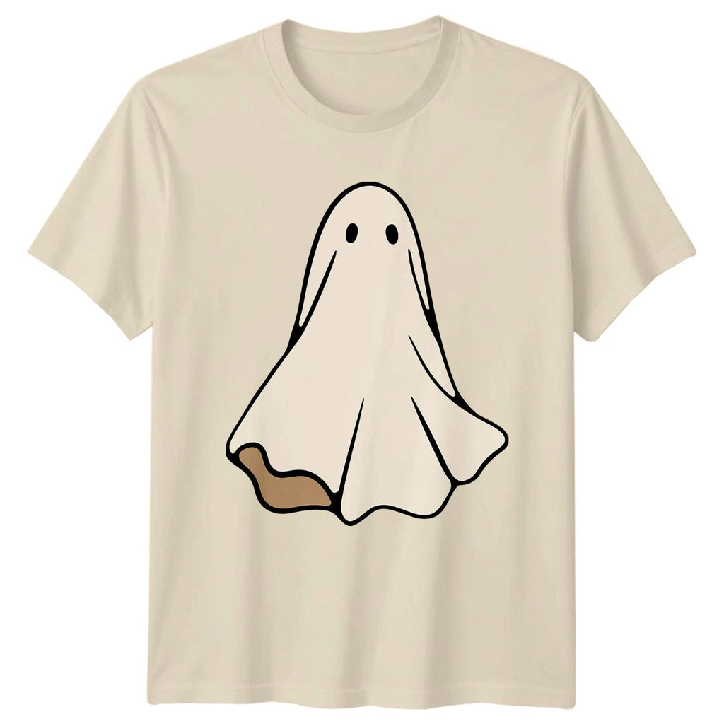 Cute Ghost T-Shirt Halloween Spooky Character Gift For Him And Her